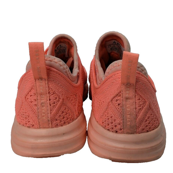 APL Techloom Phantom Shoes Womens size 8.5 Sneakers Neon Peach - Picture 8 of 11
